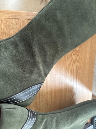 Botas altas mujer verde