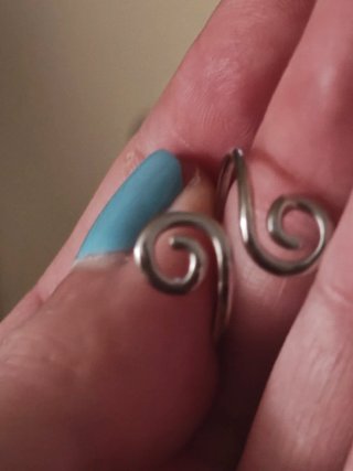 Anillo Plata Dedo Pie Ajustable
