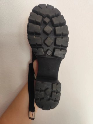 Sandalias negras plataforma