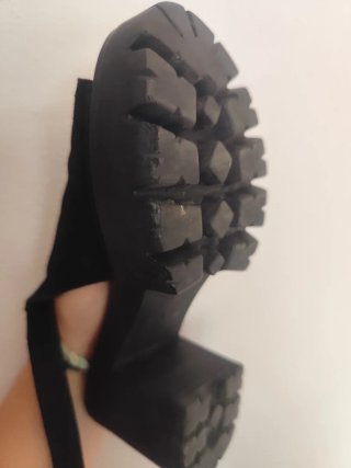 Sandalias negras plataforma