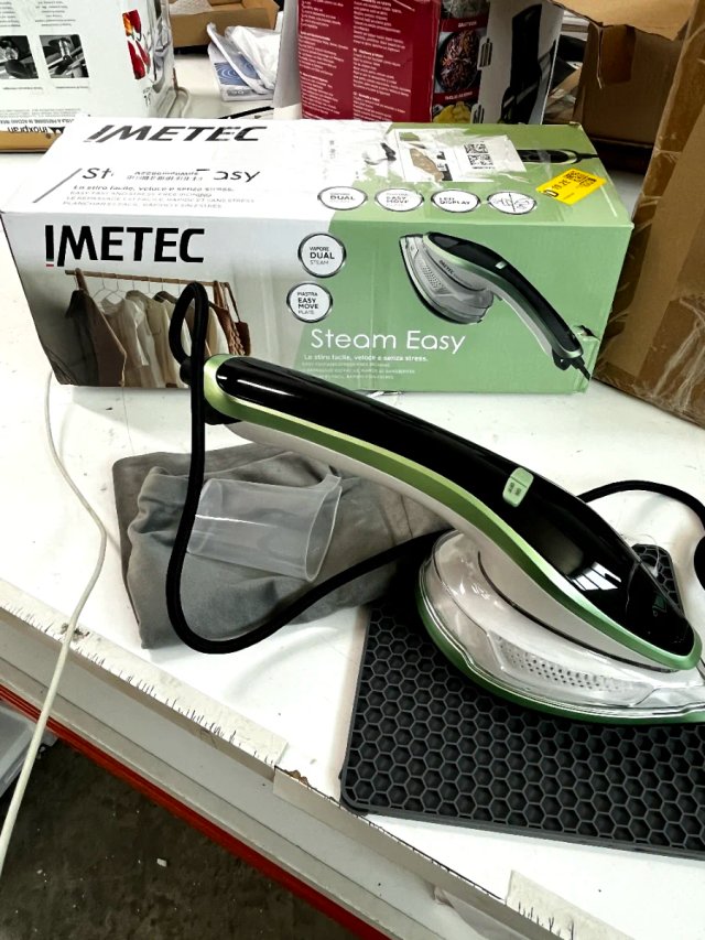 Plancha de Vapor Vertical IMETEC Steam Easy