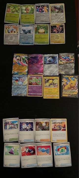 Lote Cartas Pokémon Variadas