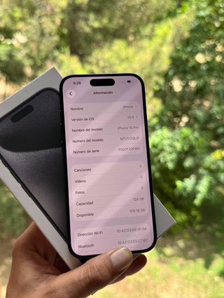 iPhone 15 Pro 128Gb Grafito