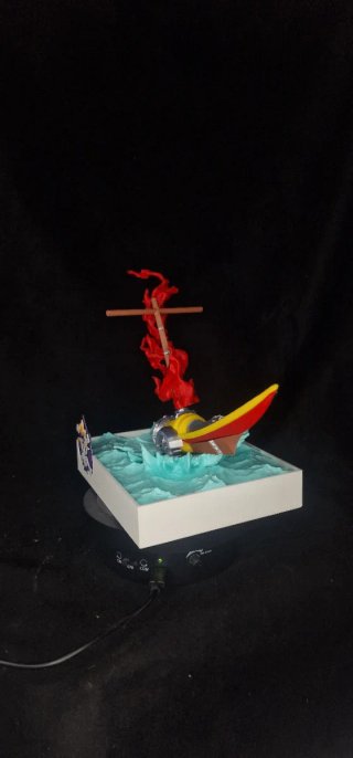 Diorama Embarcación de Portgas D. Ace One Piece