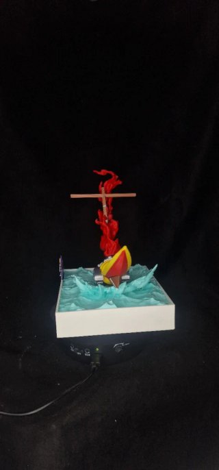 Diorama Embarcación de Portgas D. Ace One Piece