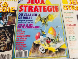 Lote Revistas Jeux & Stratégie 1980s