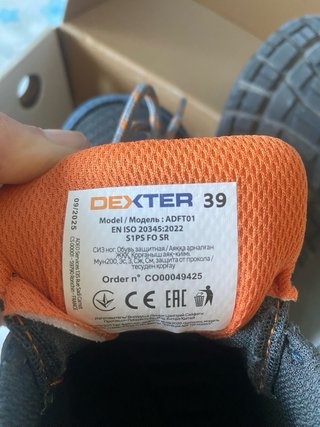 Zapatos de seguridad Dexter Talla 39