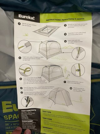 Tenda Eureka! Space Camp 4