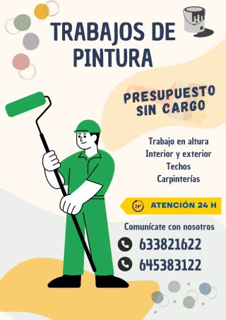 Servicio de Pintura Profesional Garantizado Pintor