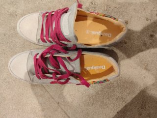 Zapatos Desigual Multicolor y Rosa