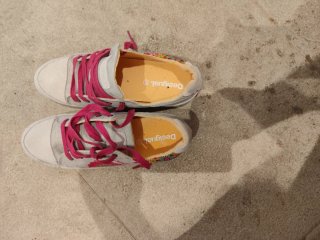 Zapatos Desigual Multicolor y Rosa