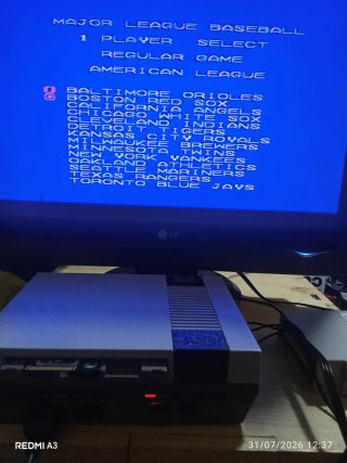 Major League Baseball NES Importado USA