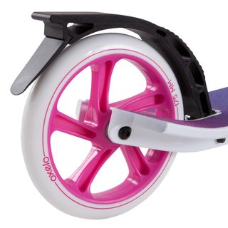 Patinete Scooter Oxelo MID 7 Niños Blanco Rosa