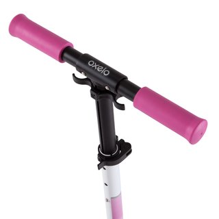 Patinete Scooter Oxelo MID 7 Niños Blanco Rosa