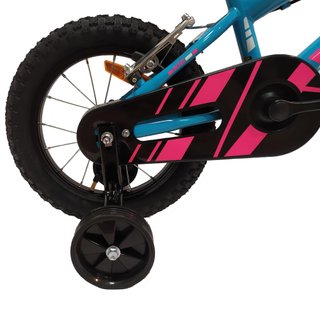 Bicicleta niños 14 pulgadas Atractor Baby azul 3 a 6 años