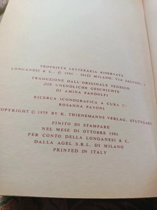 La storia infinita • 1° edizione 1981