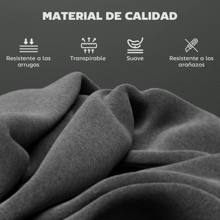 1 Taburete Alto Gris Terciopelo Acero Cocina