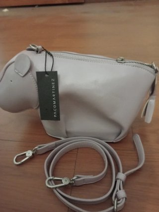 Bolso Paco Martinez violeta grisaceo