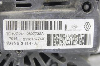 Renault 125956 231001318r alternador captur