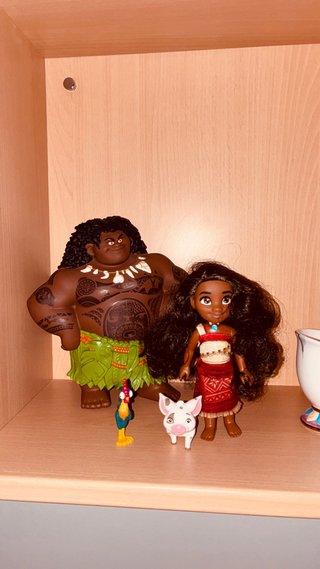 Muñecos Vaiana Moana y amigos