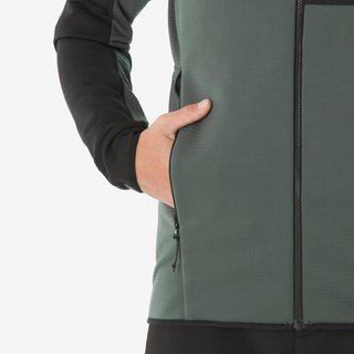Chaqueta polar de  montaña y trekking concapucha Hombre