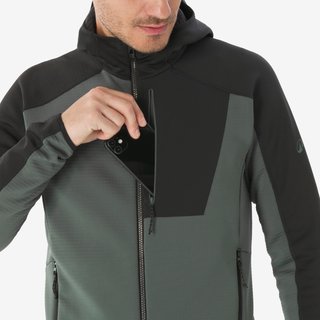 Chaqueta polar de  montaña y trekking concapucha Hombre