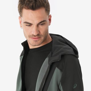 Chaqueta polar de  montaña y trekking concapucha Hombre