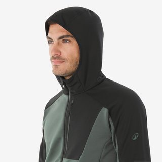 Chaqueta polar de  montaña y trekking concapucha Hombre