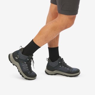 Botas de senderismo impermeables hombre, MH100 gris