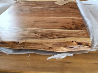 Lavabo y encimera de madera de Acacia Nuevo