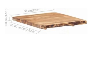 Lavabo y encimera de madera de Acacia Nuevo