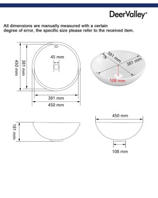 Lavabo y encimera de madera de Acacia Nuevo