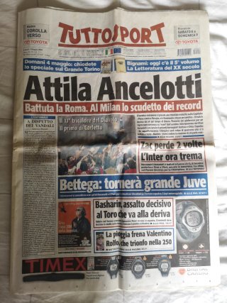 Giornali sportivi del 3 Maggio 2004