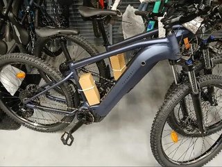 Bicicleta eléctrica montaña 29" Rockrider E-Expl 140 azul