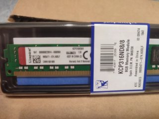 4 módulos de Memoria RAM Kingston 8GB DDR3