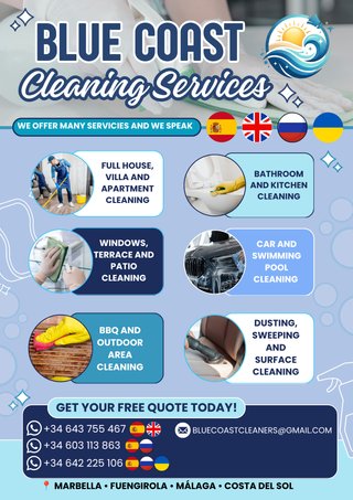 Limpieza/ Cleaning services