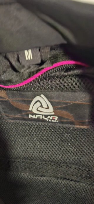 Chaqueta Moto Mujer Negra