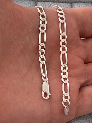 Pulsera Figaro Plata de Ley 925