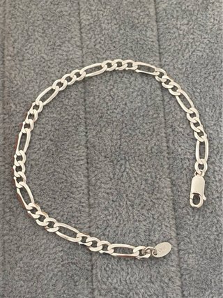 Pulsera Figaro Plata de Ley 925