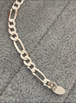 Pulsera Figaro Plata de Ley 925