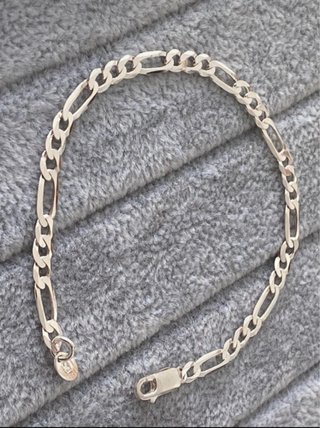 Pulsera Figaro Plata de Ley 925