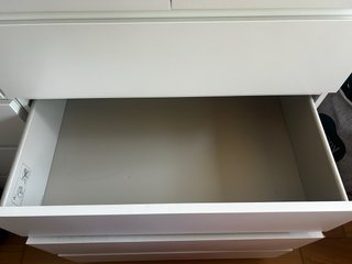 Cómoda IKEA MALM 6 cajones blanca 80 cm
