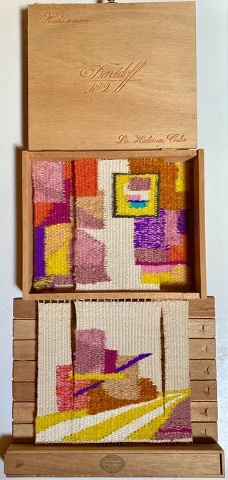 Obra arte textil contemporáneo
