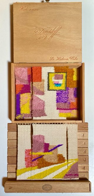 Obra arte textil contemporáneo