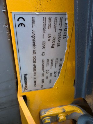 Carretilla elevadora eléctrica Jungheinrich