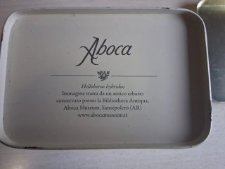 Scatola di Latta Vintage Abox Museum Helleborus