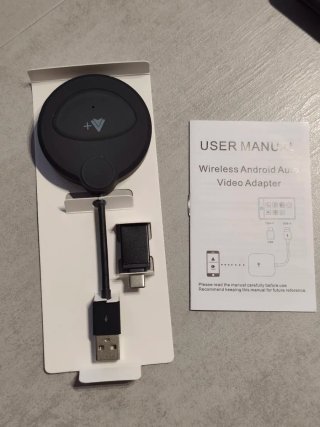 Adaptador inalámbrico CarPlay Android Auto