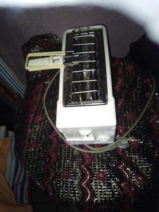 Tostadora vintage termoceta con suplemento parrill