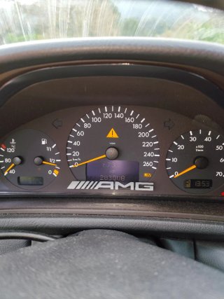 MERCEDES CLK320 2001 CLOCKS SPEEDO TACHO COMPLETA