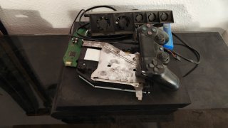 PS4 Fat Error Lector + Mando Negro